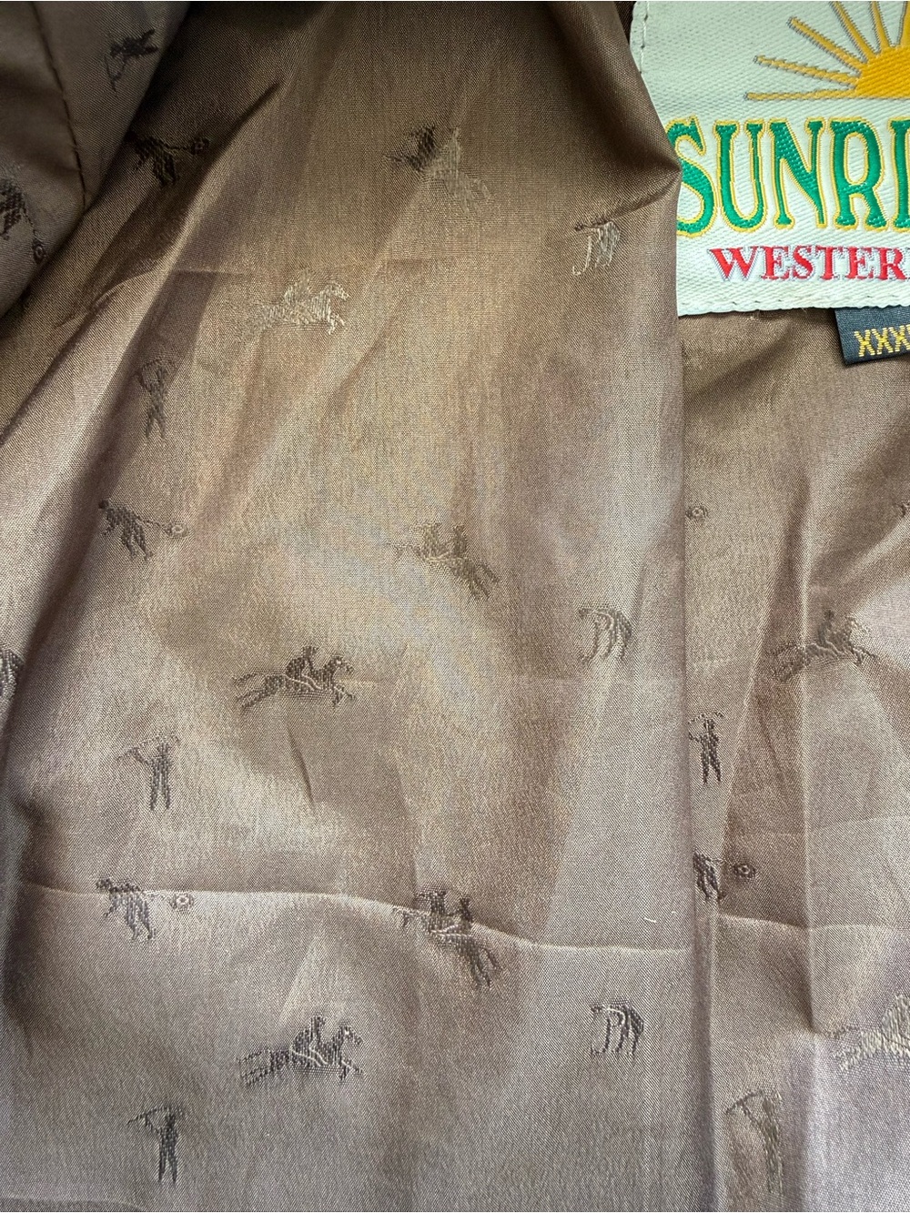 Vintage Sunriders Western Wear Suede Fringe Leather Jacket - Fits like an XXL - Picture 7 of 9